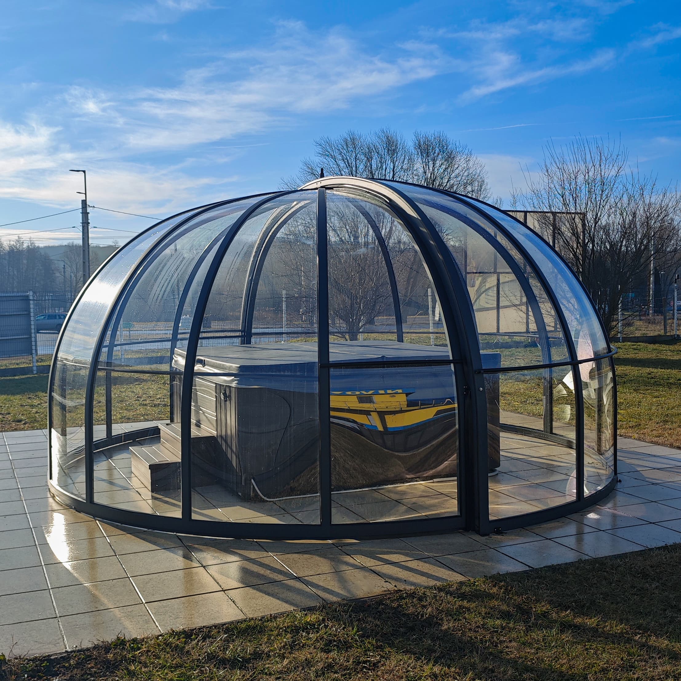Spa I - Acoperire pentru piscină din policarbonat de tip spa
